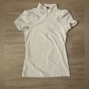 Olivia Short Sleeve Show Shirt White